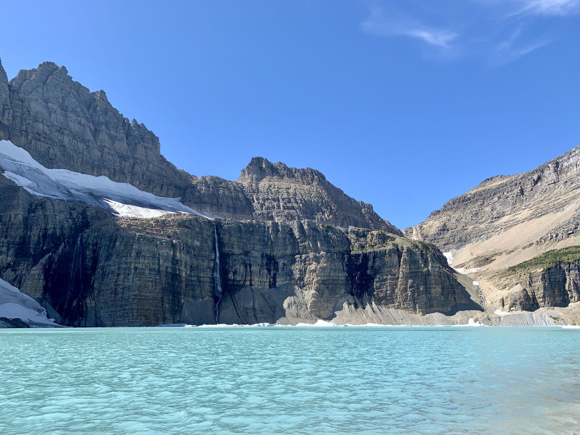 Glacier National Park Itinerary Lake Grinnell and Grinnell Glacier, on the Glacier National Park itinerary
