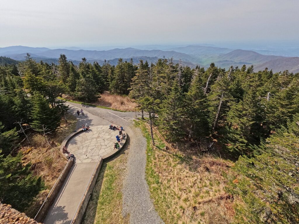 hiking the appalachian trail View from Kuwohi