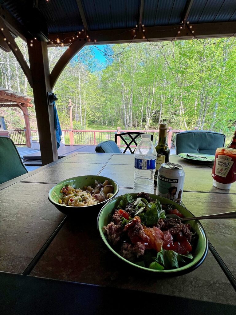 hiking the appalachian trail Dinner