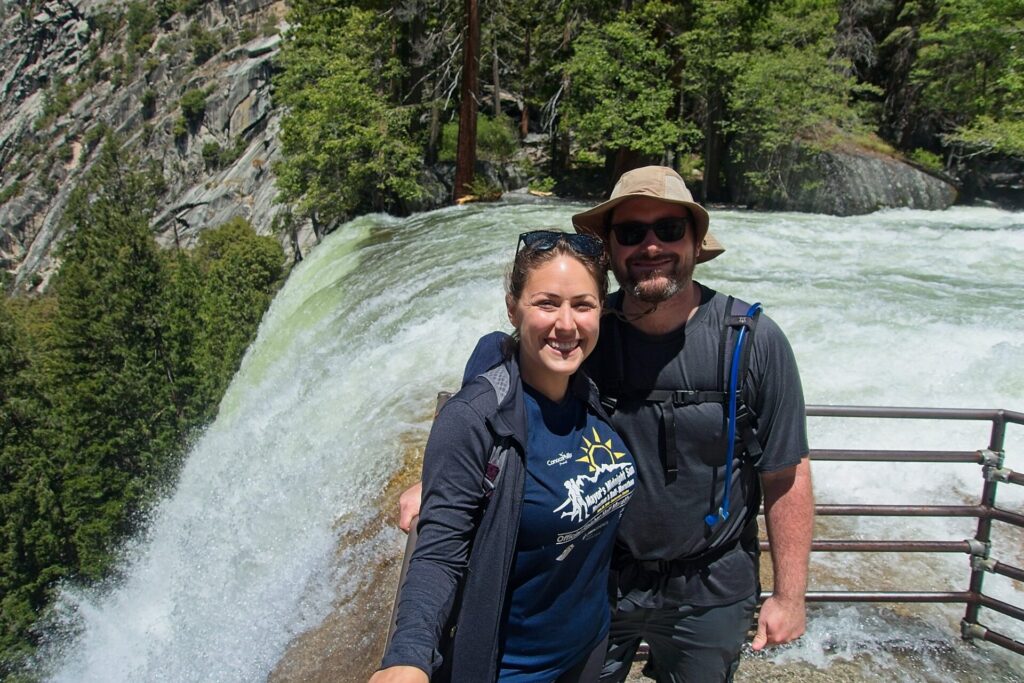 Yosemite in 2 Days Top of Vernal Falls