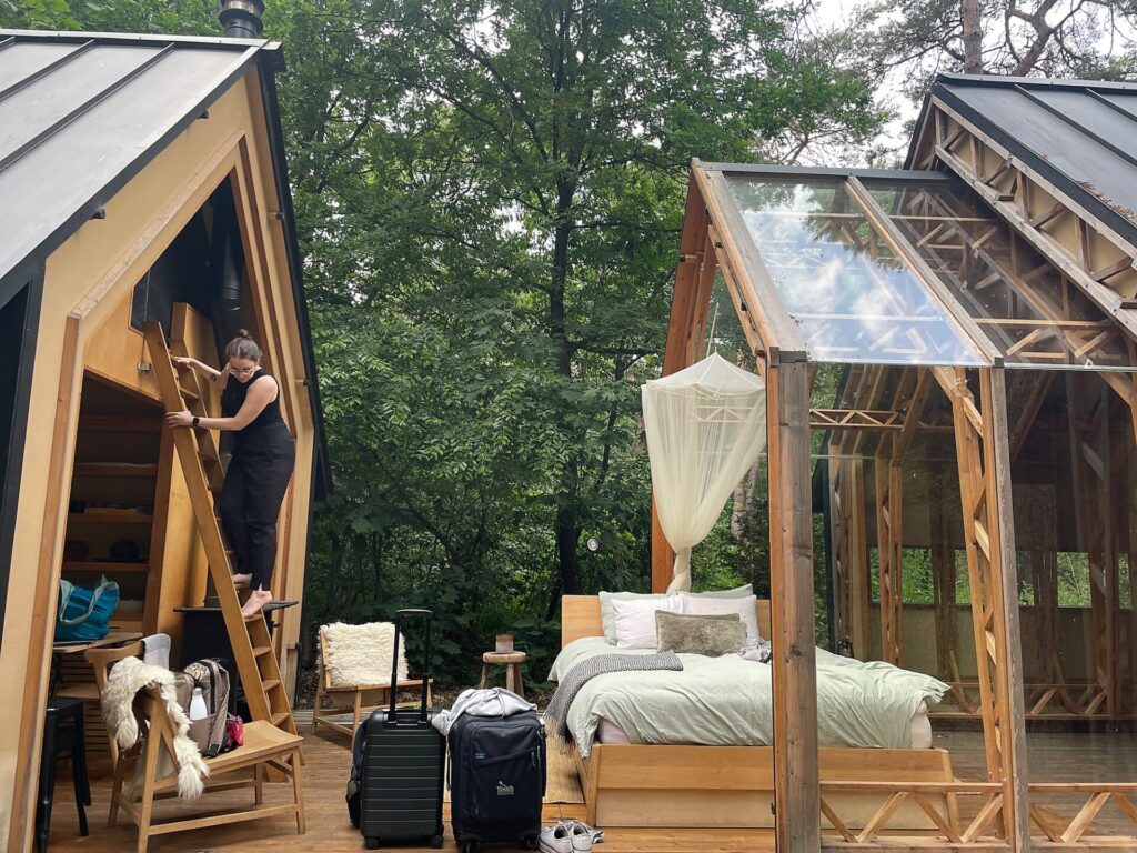 Cabin ANNA opened up