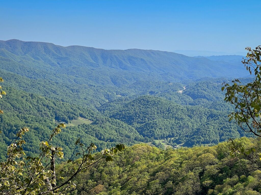 View from our thru hike of the Appalachian Trail