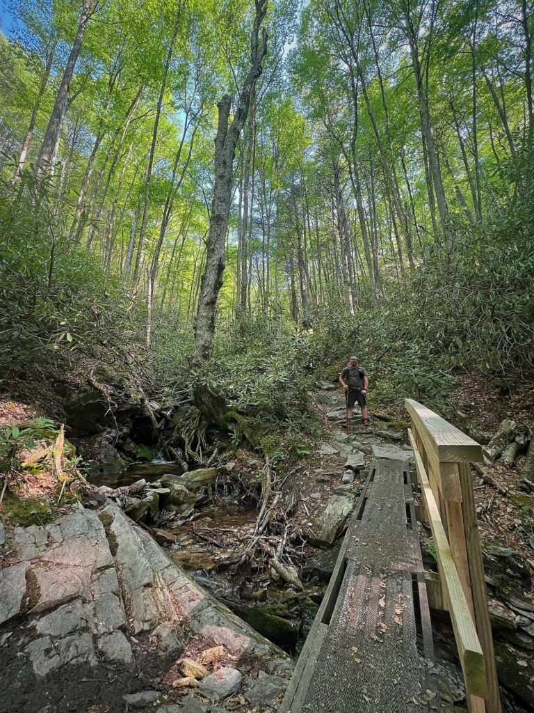 Barrett on his Appalachian Trail hike