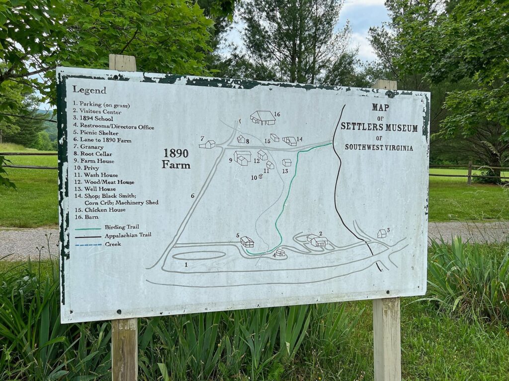 Settlers Museum along the AT in VA