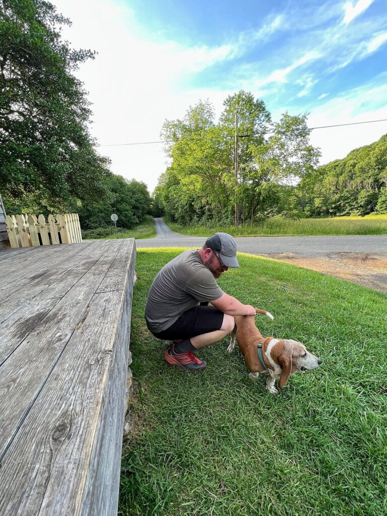 appalachian trail hike A one room schoolhouse along the AT in VA