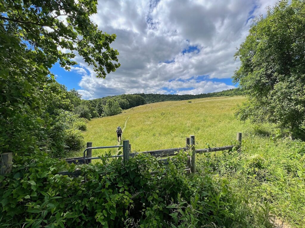 Barrett during his Appalachian Trail hike