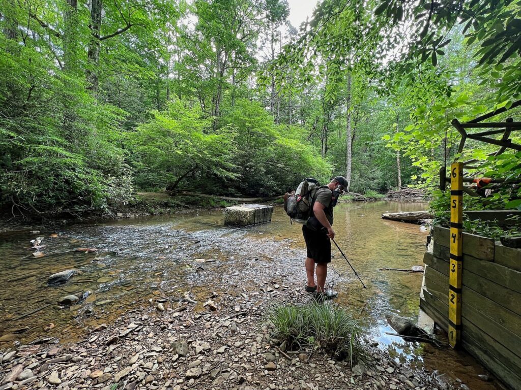 appalachian trail hike Barrett on his Appalachian Trail hike