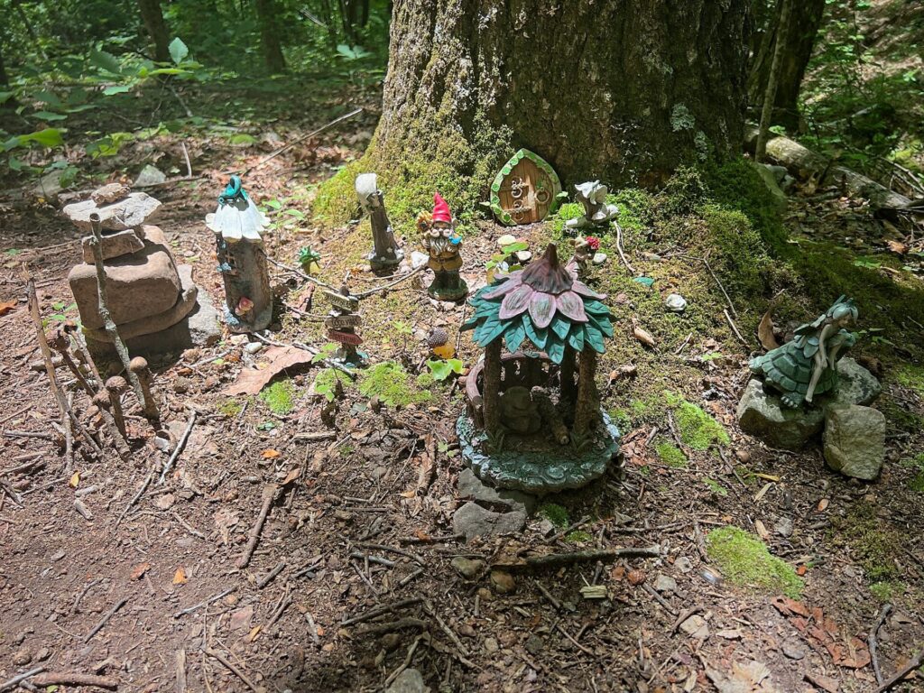 appalachian trail hike Mini gnome village