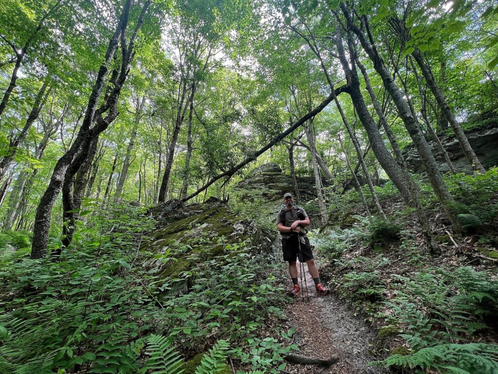 appalachian trail hike Barrett on his Appalachian Trail hike