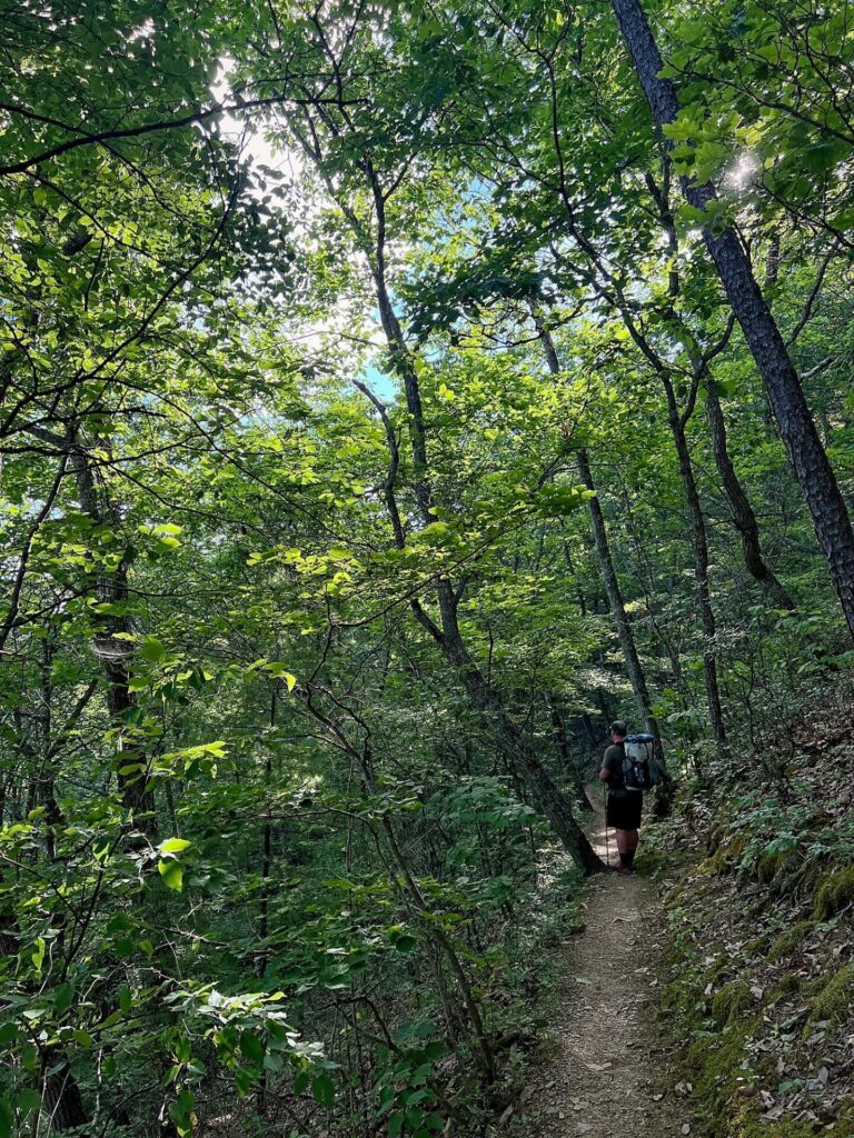 appalachian trail hike Barrett on his Appalachian Trail hike