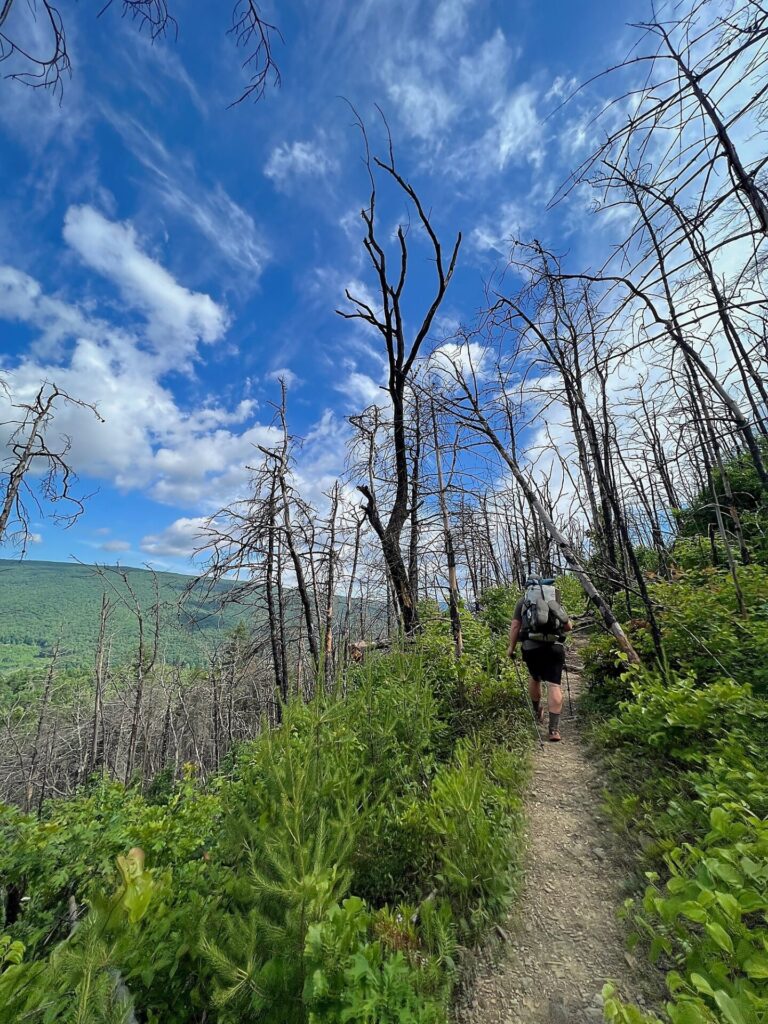 appalachian trail hike Barrett on his Appalachian Trail hike