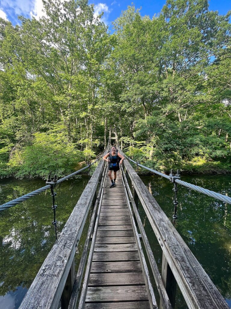 appalachian trail hike Cindy on her Appalachian Trail hike