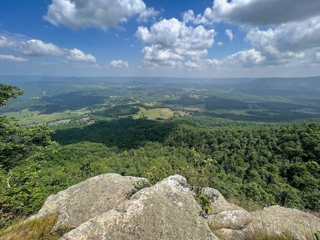 A view on the Appalachian Trail in Virginia