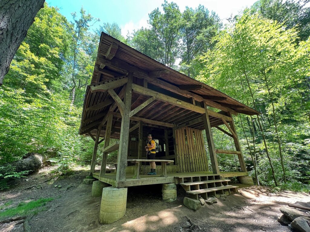 Appalachian Trail Journal Week 13: 800 Miles, Virginia Views & Big Decisions 6 IMG 0444 Shelter on AT