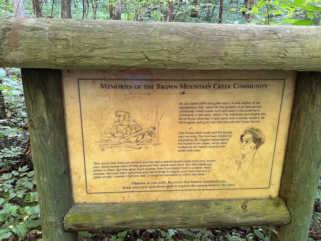 Appalachian Trail Journal Week 13: 800 Miles, Virginia Views & Big Decisions 34 IMG 0701 Brown Mountain Creek sign on AT
