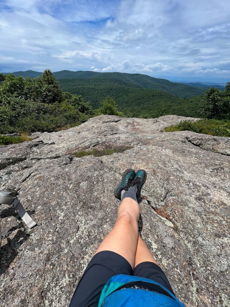 Appalachian Trail Journal Week 13: 800 Miles, Virginia Views & Big Decisions 75 IMG 0882 Cindy at Spy Rock