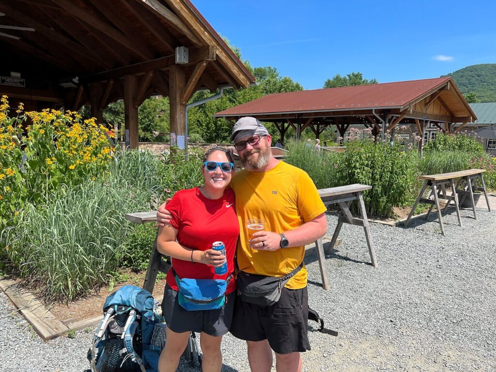 Appalachian Trail Journal Week 13: 800 Miles, Virginia Views & Big Decisions 90 IMG 0997 Cindy and Barrett at Devils Backbone