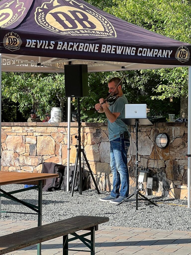 Appalachian Trail Journal Week 13: 800 Miles, Virginia Views & Big Decisions 94 IMG 1034 Violin Player at Devils Backbone