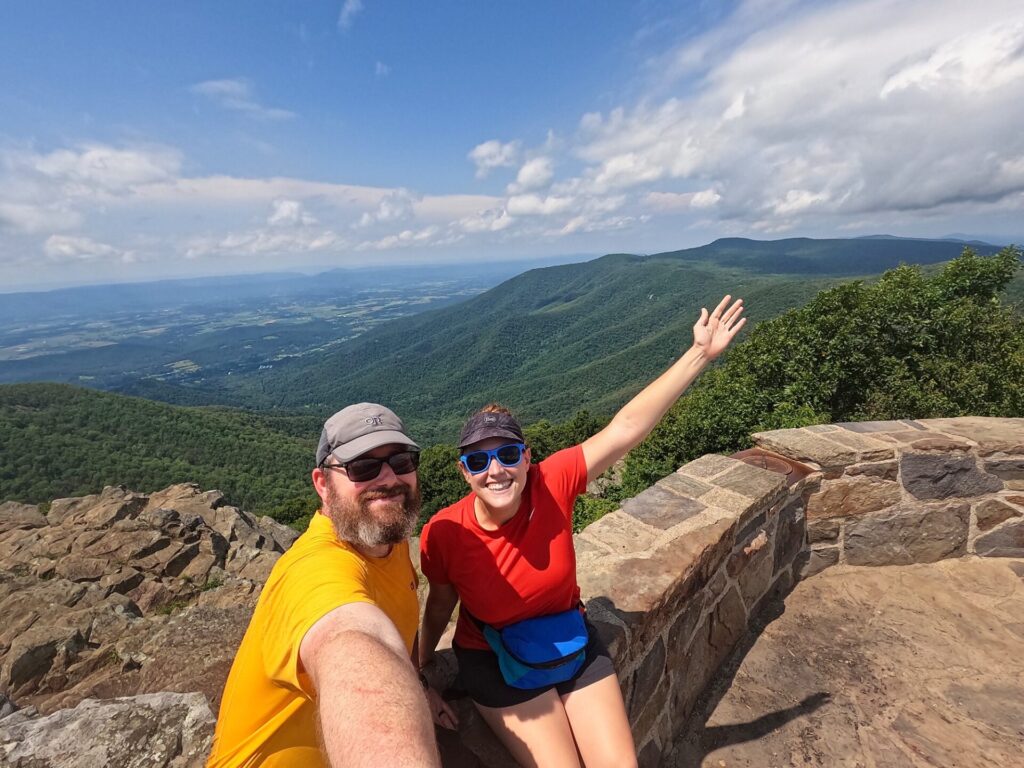 Hawksbill Summit in Shenandoah National Park
