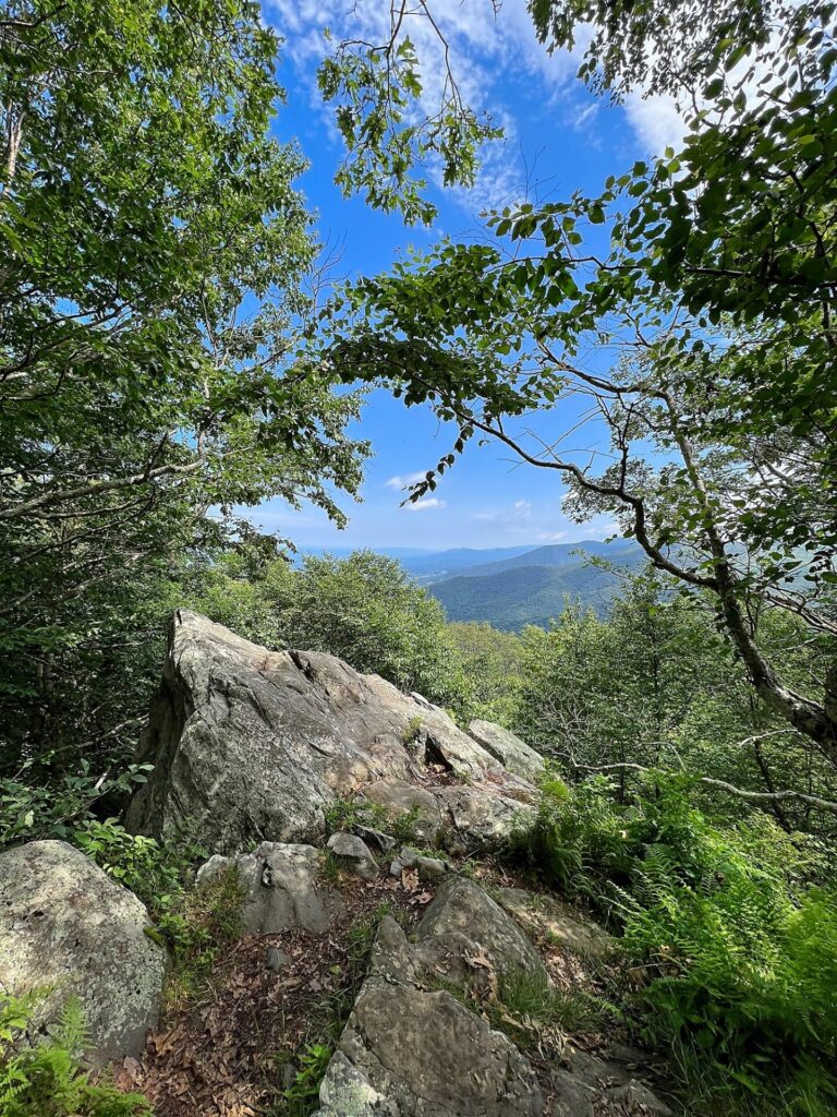 Appalachian Trail view in SNP