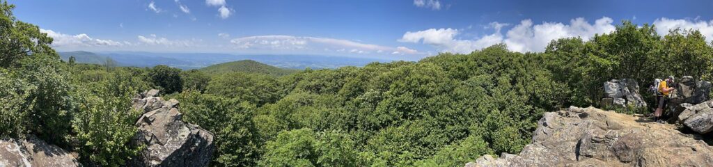 Appalachian Trail view in SNP