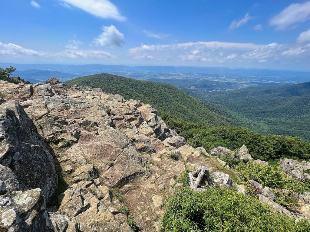 Hawksbill Summit in Shenandoah National Park