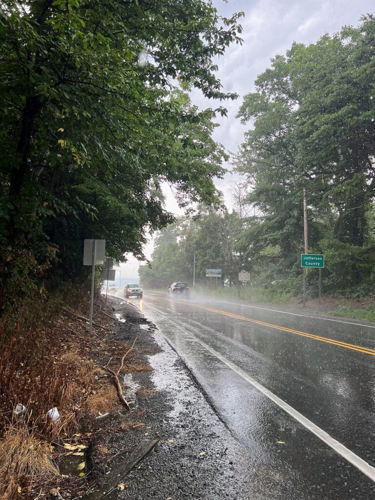 Keys Gap road crossing on the Appalachian Trail