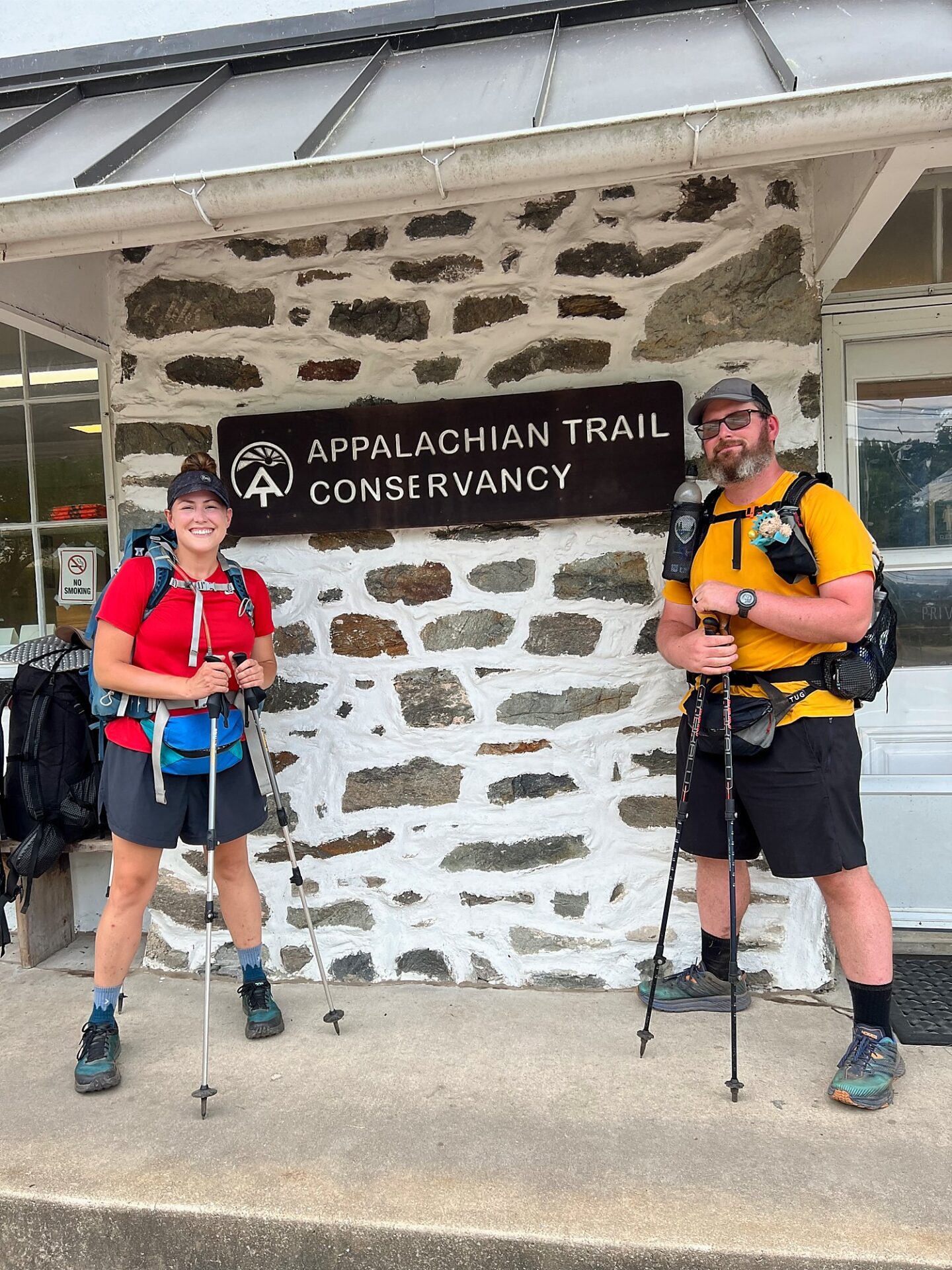 Cindy and Barrett at the Appalachian Trail Conservancy