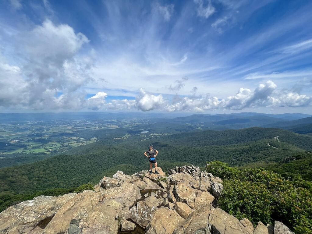 Cindy at Stony Man Mountain in SNP