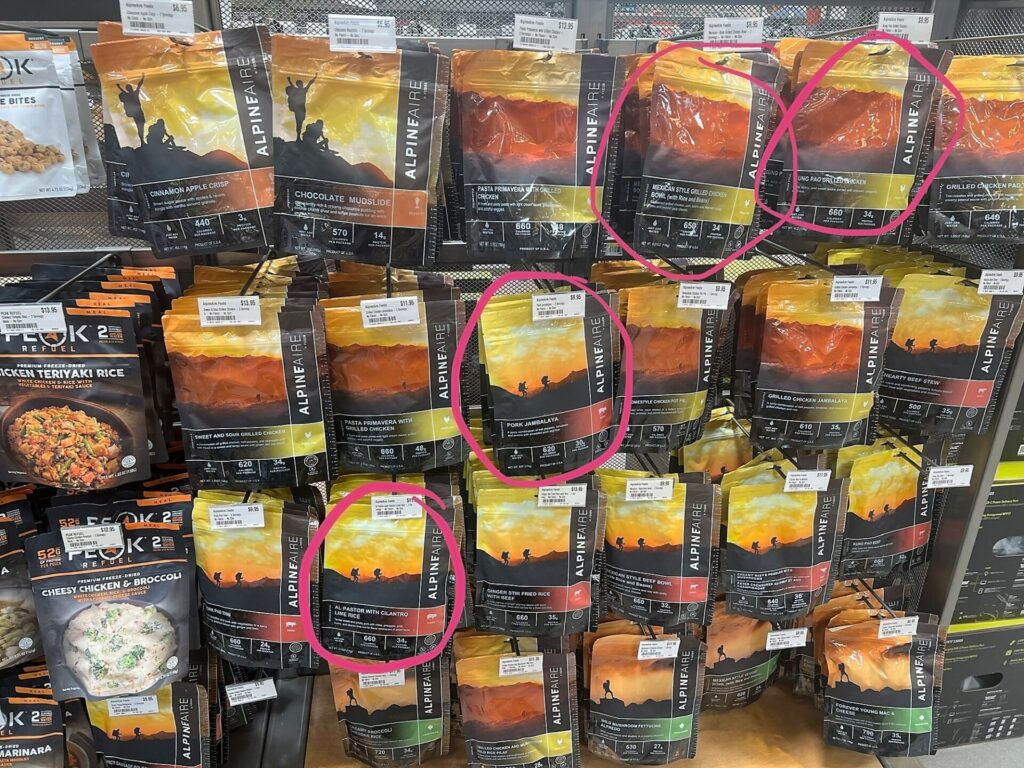 REI food picks