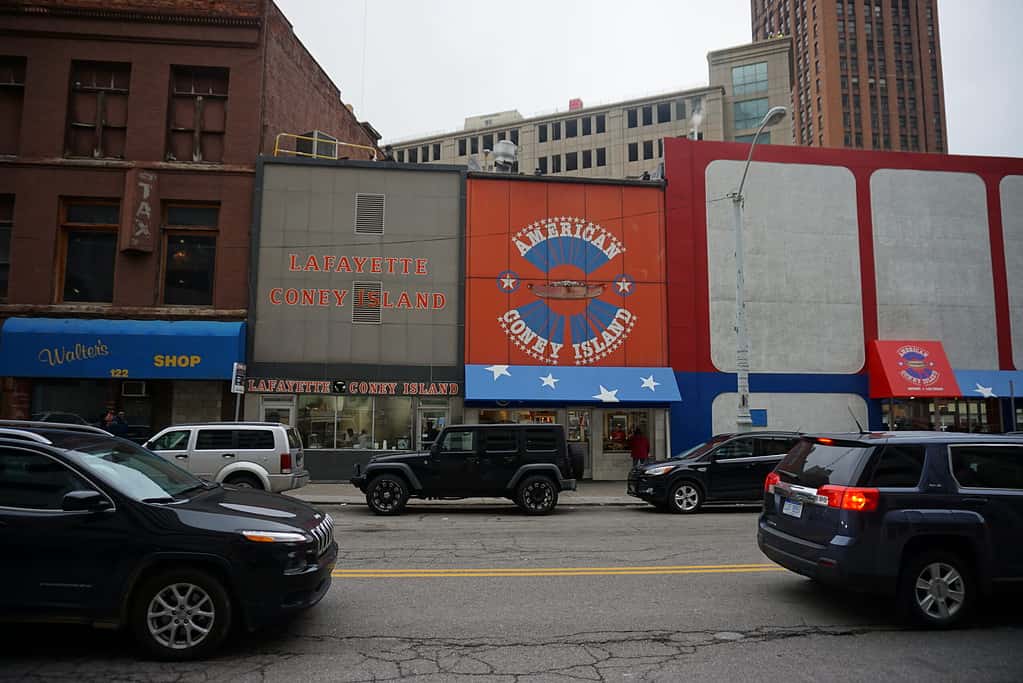 Rivals American Coney Island & Lafayette Coney Island in Detroit