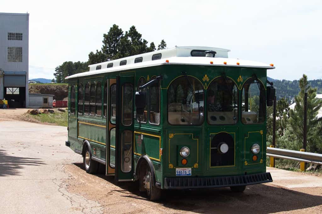 The Trolley for the Lead Trolley Tours in the Black Hills