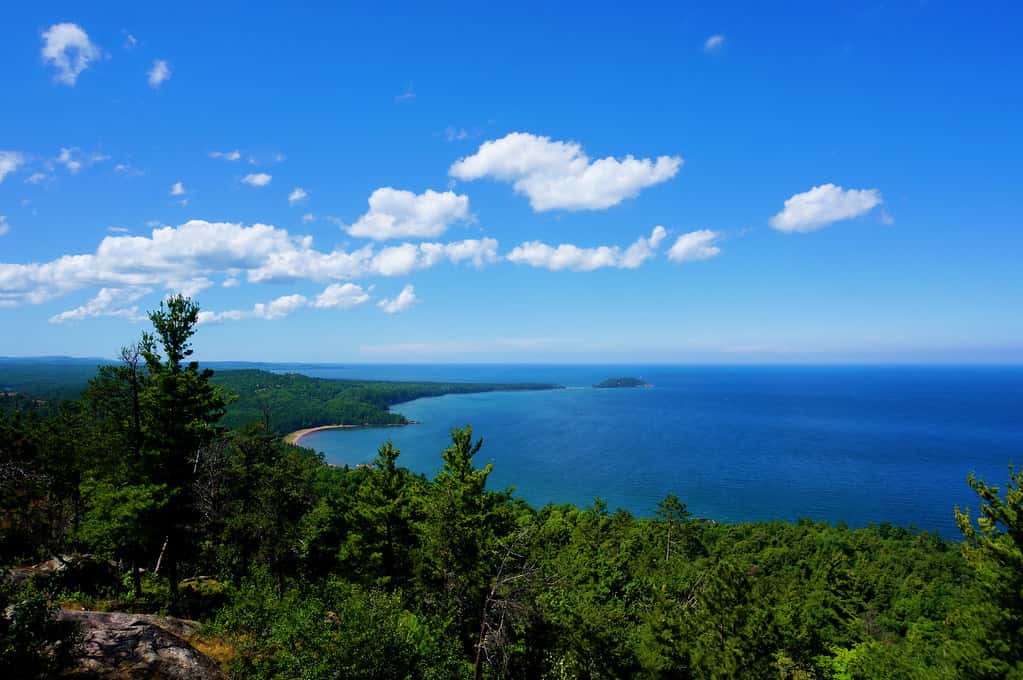 Hiking Sugarloaf Mountain is one of the best hikes you can do in Michigan