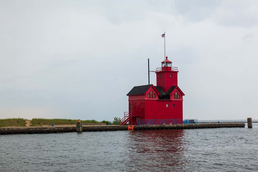 Big Red Lighthouse in Holland, Michigan