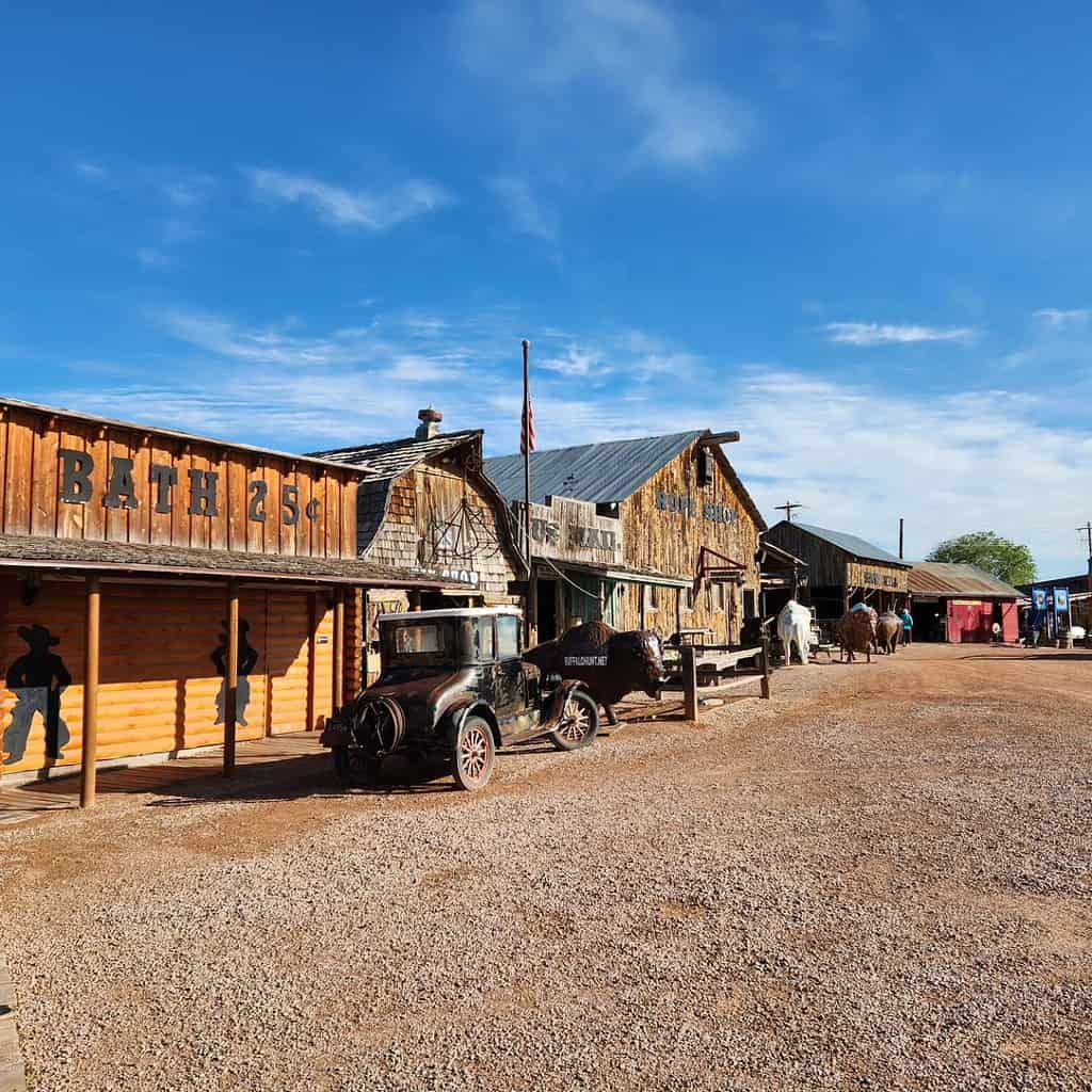 What to do in the Black Hills, visit Fort Hays Old West Town Square